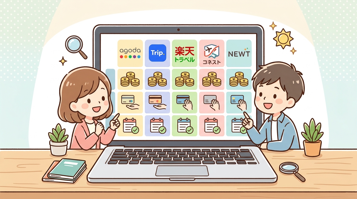 予約サイト5選徹底比較