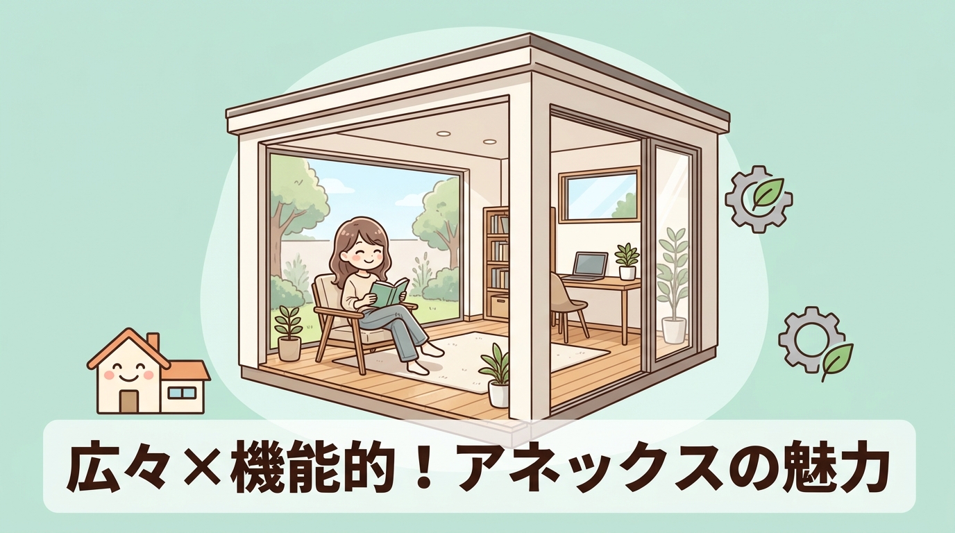 機能的で広々としたアネックスの特徴