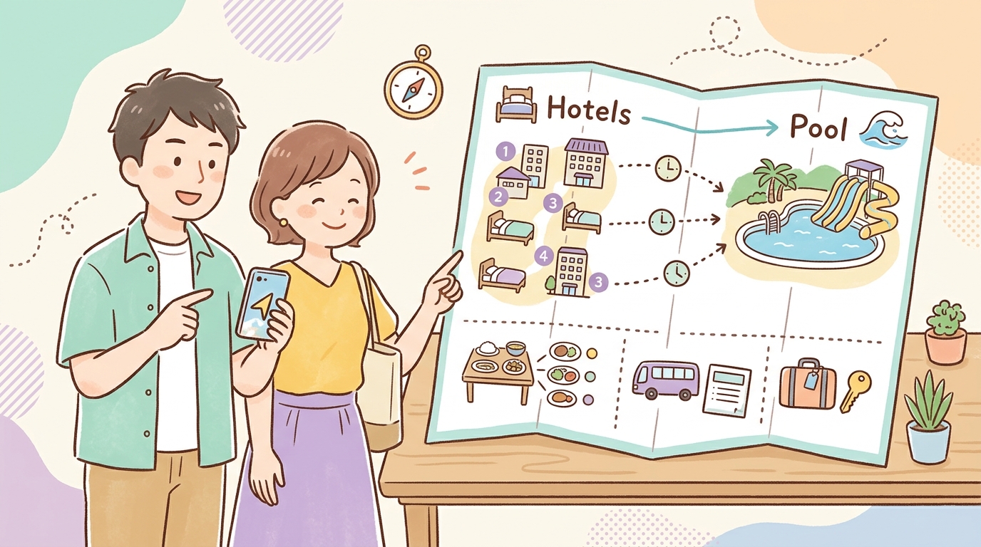 快適に過ごすための移動と食事のポイント