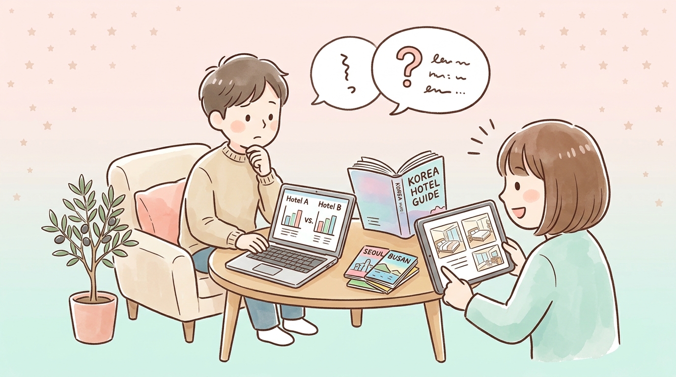 韓国のホテルの比較に関するQ&A