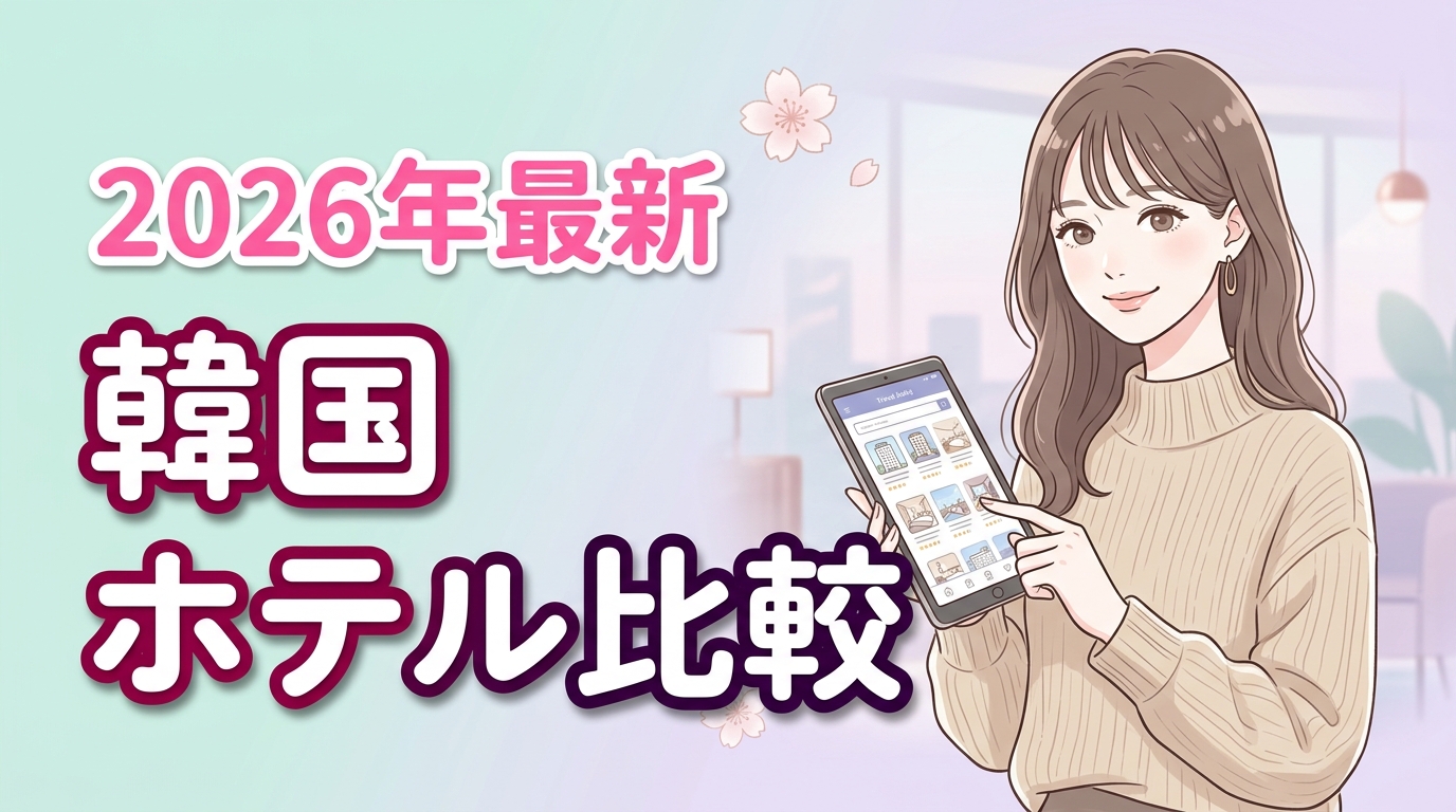 【2026最新】韓国ホテル比較おすすめ10選！予約サイトも徹底比較