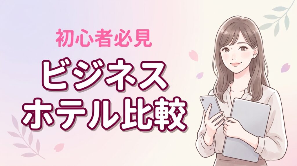 【決定版】ビジネスホテル比較10選！安さ・朝食・環境で選ぶコツ