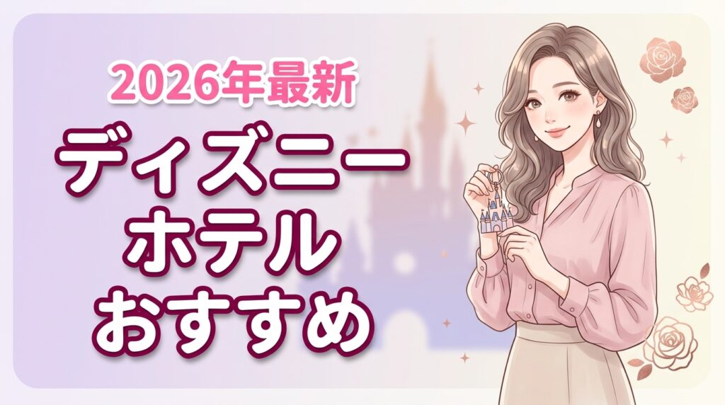 2026年最新｜ディズニーホテルおすすめランキング10選！特典も比較