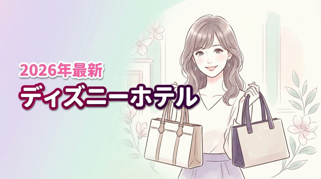 ディズニーホテルエコバッグ販売用との違いは？2026最新版を比較