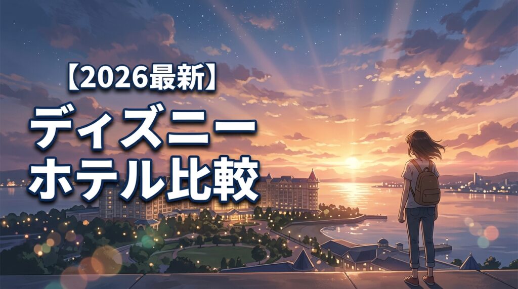 【2026最新】ディズニー ホテル 比較！失敗しない選び方と全6選