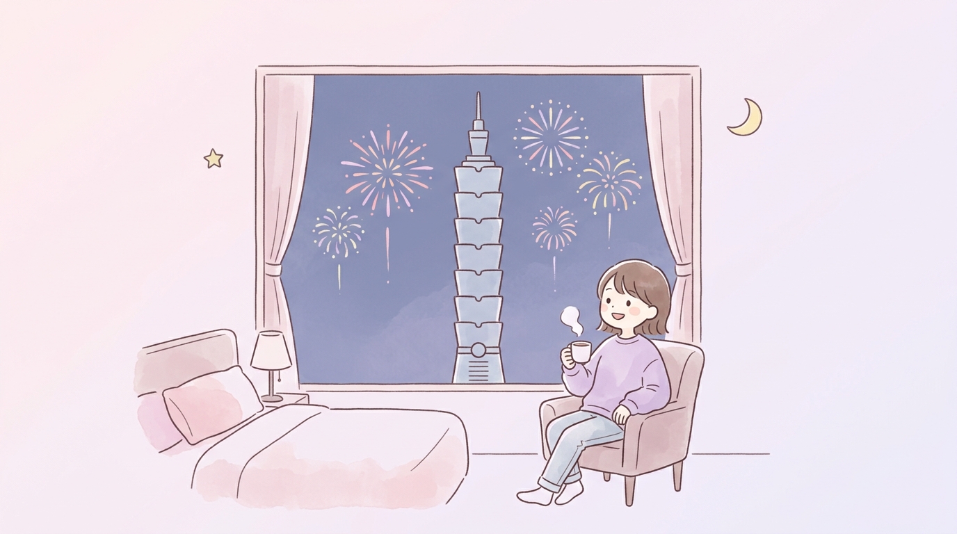 台北101の花火が見えるホテルおすすめ7選