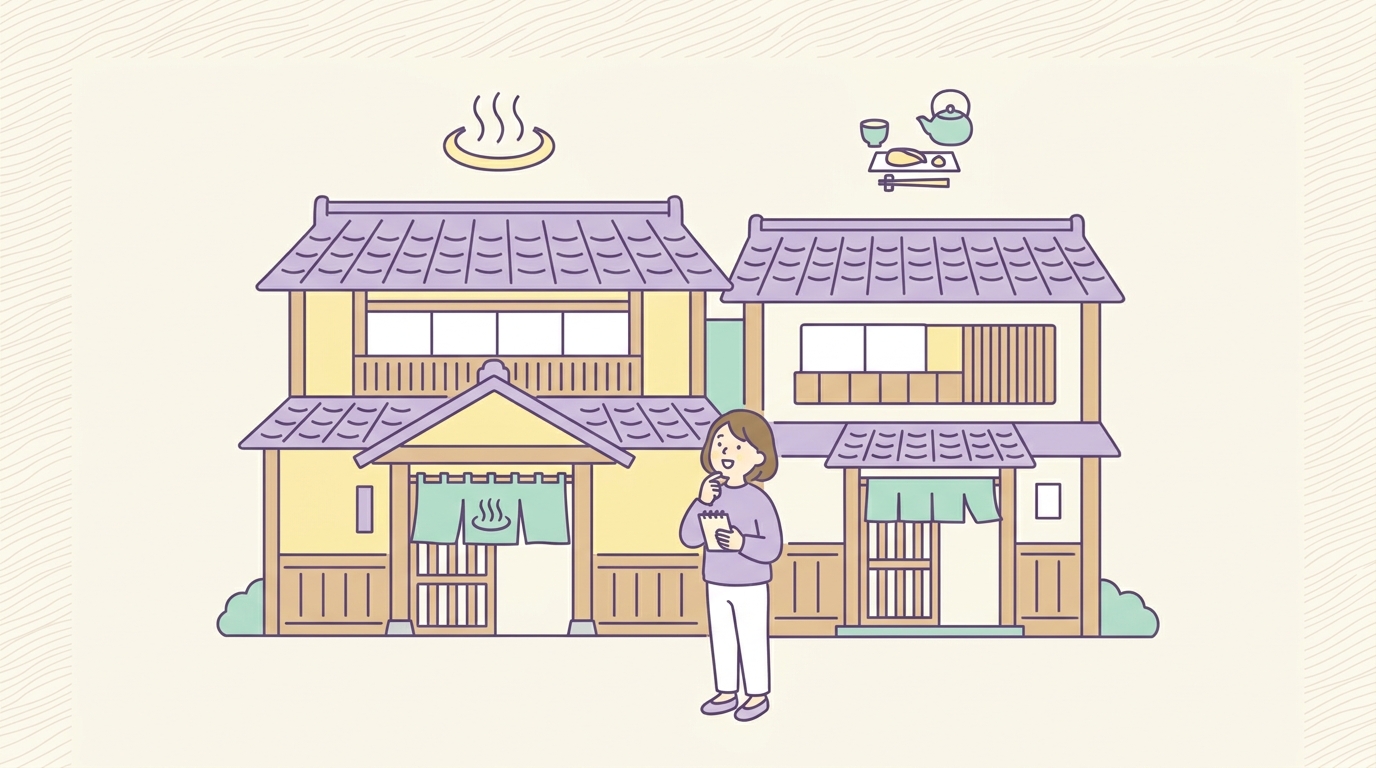 別府清風の本館と別館の違いを5つの項目で比較