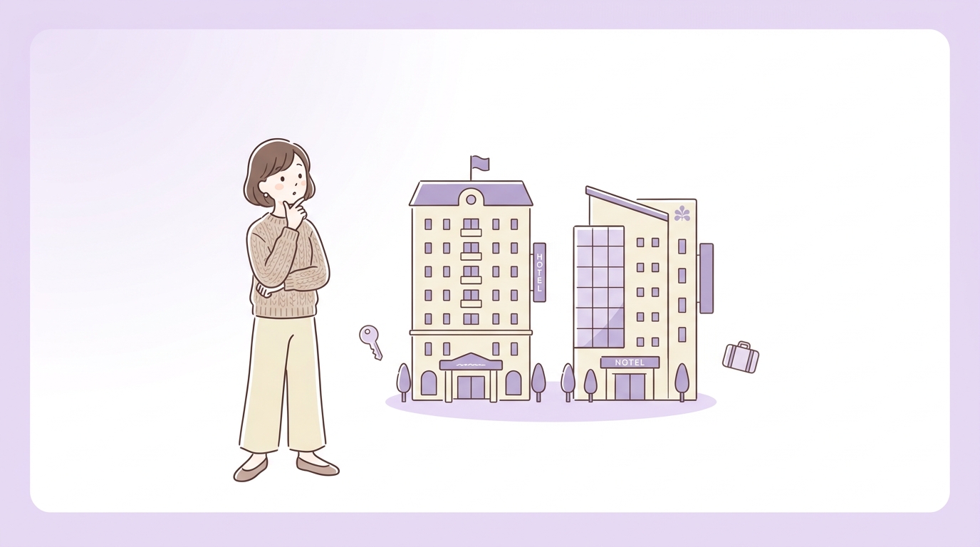 ホテル日航つくばの本館と別館の違いを比較