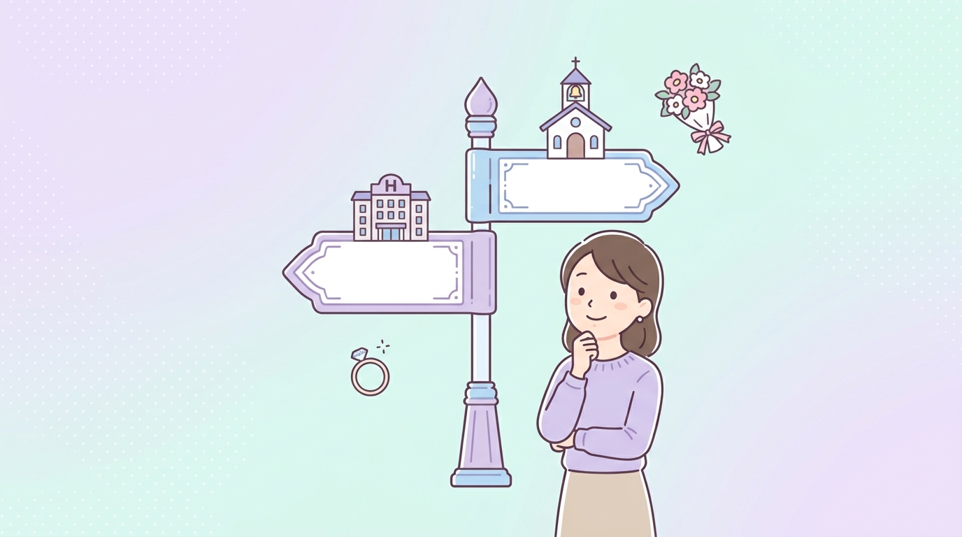 結婚式はホテルか専門式場どっち？選ぶ5つの基準