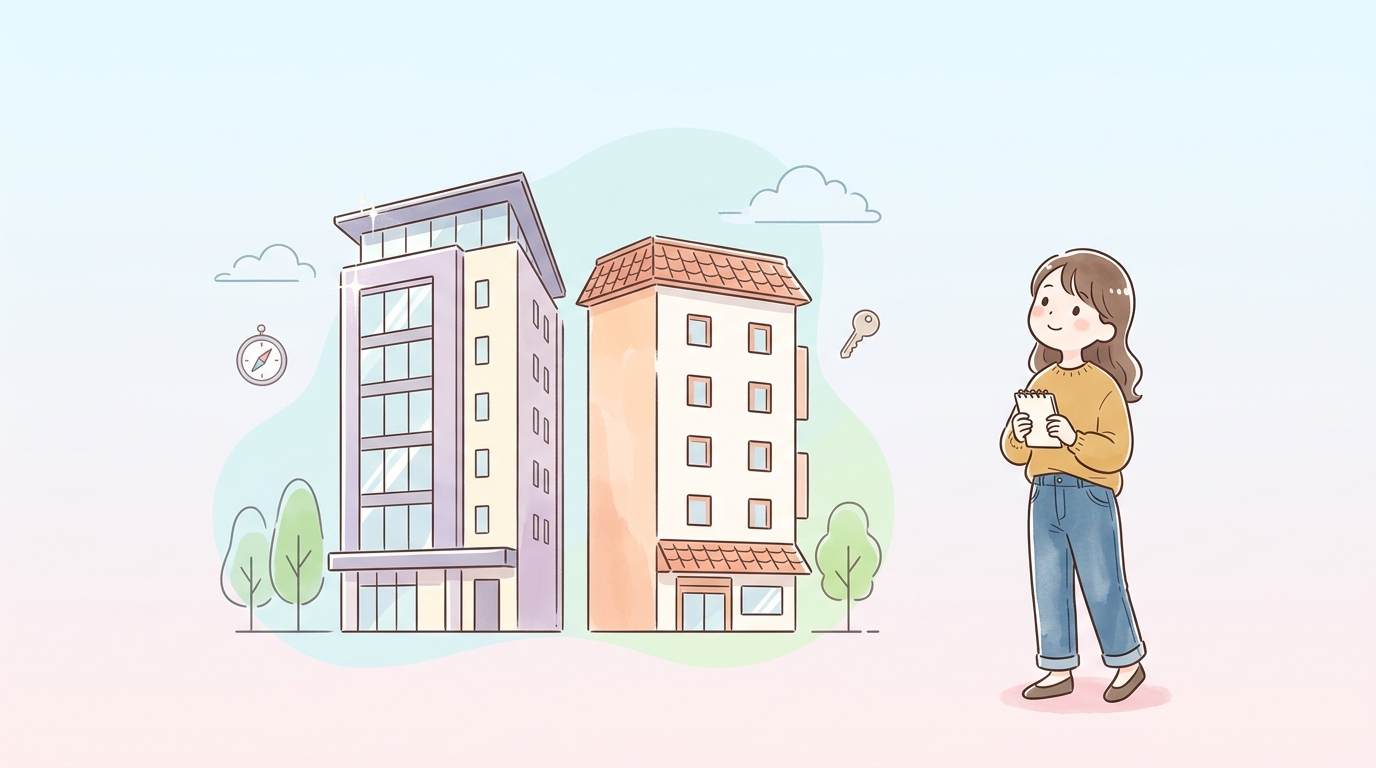 西鉄イン小倉の新館と本館の違いを比較する5項目