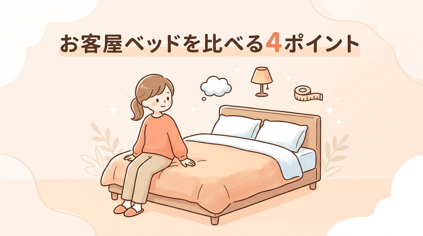 客室のベッドを比較する4つのポイント