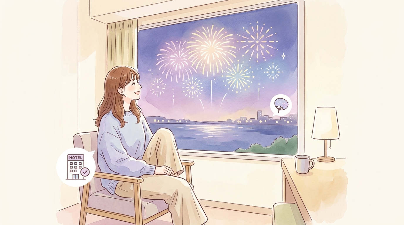 淀川花火の見えるホテルを予約する3つの条件