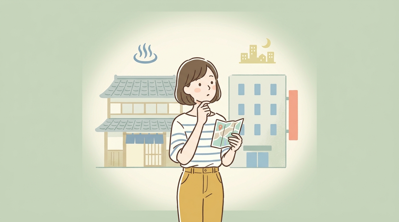 どっちに泊まる？目的別の最適な選び方3選