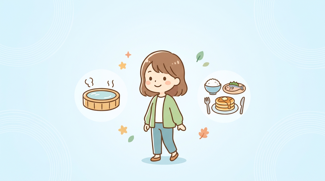 大浴場や朝食会場へのアクセスと設備の差