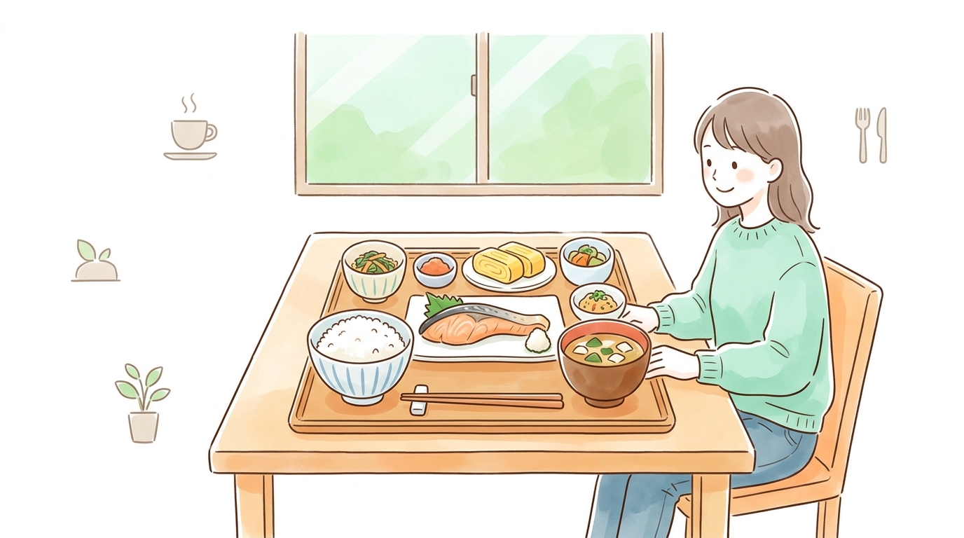 別館2階レストラン「ふじた」の朝食内容と魅力