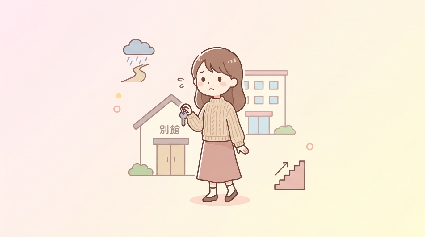 別館に泊まる際の4つのデメリット