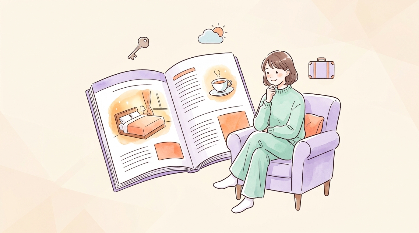 宿泊前に知りたい5つのサービス比較