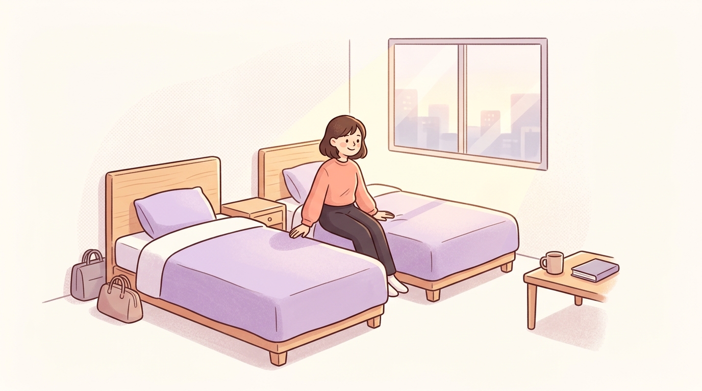 ホテルのツインルームを選ぶメリット