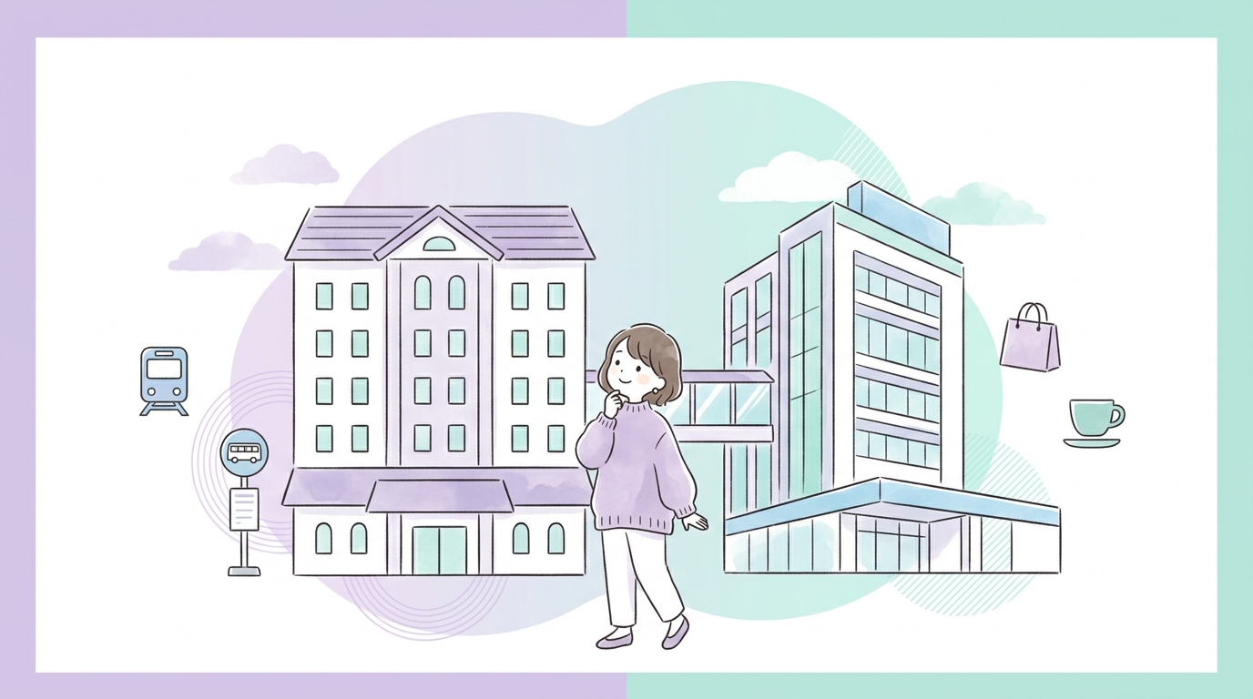 ホテル日航つくば本館・別館の利便性の違い