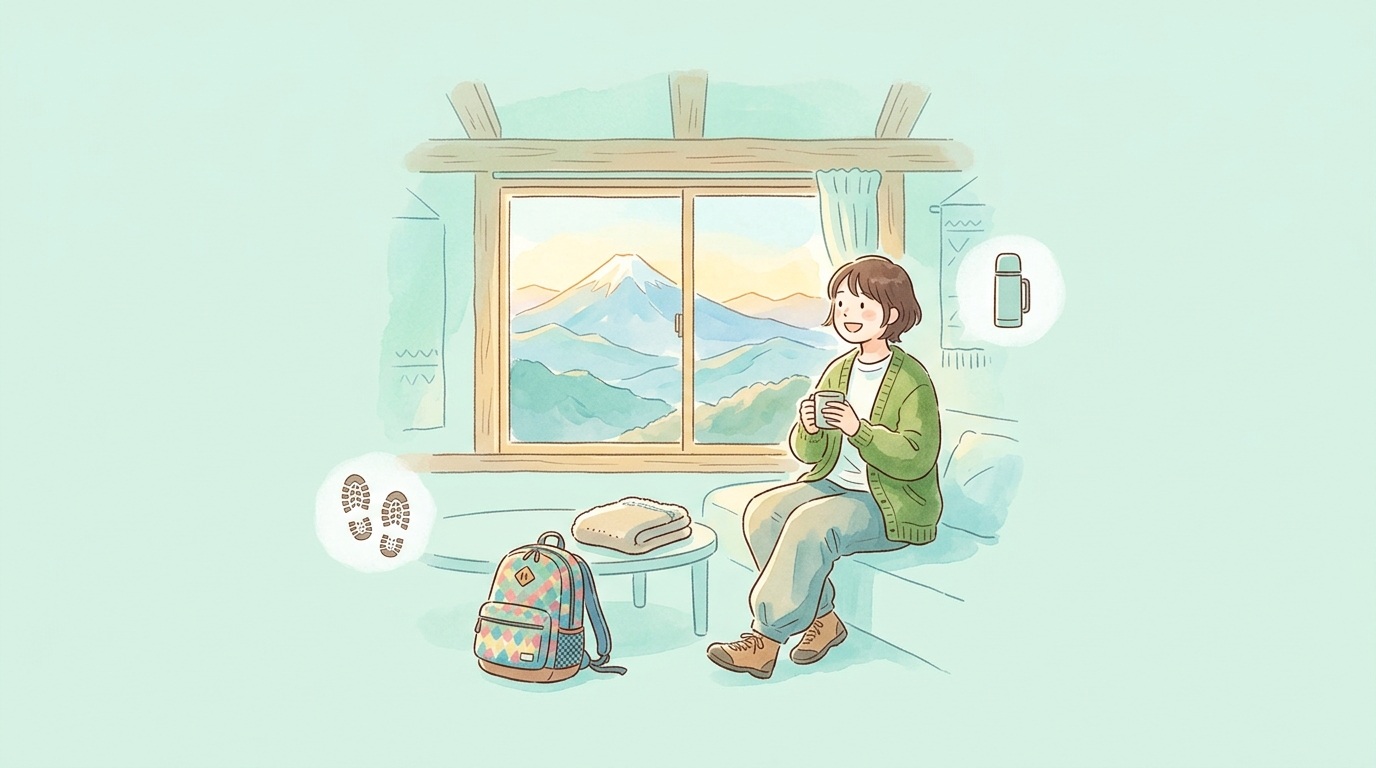 唐松岳頂上山荘の宿泊で役立つ持ち物と注意点