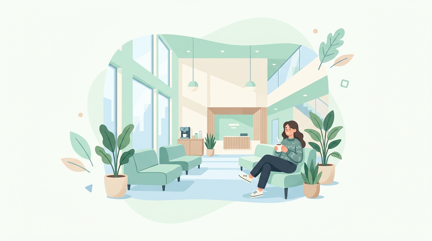 現代的で快適な新本館の特徴