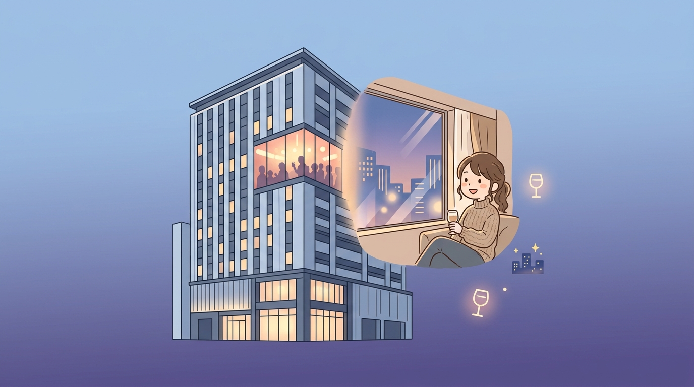 天神のホテルで楽しむ最新ビルとナイトライフ