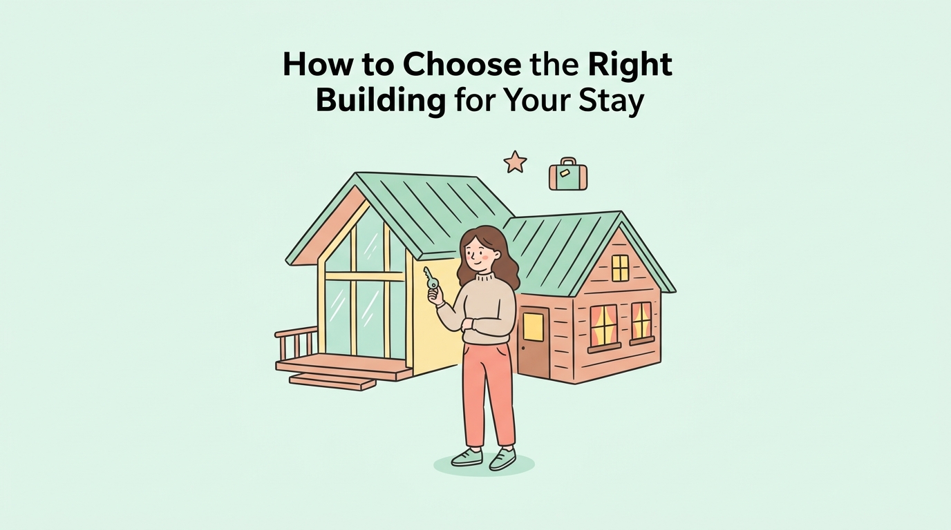 宿泊目的に合わせた失敗しない棟の選び方