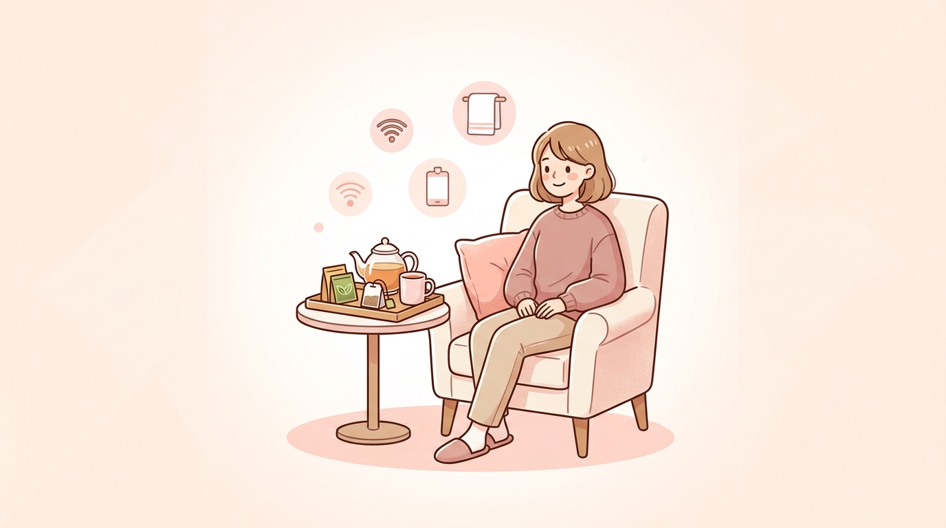 全客室で共通の無料サービス