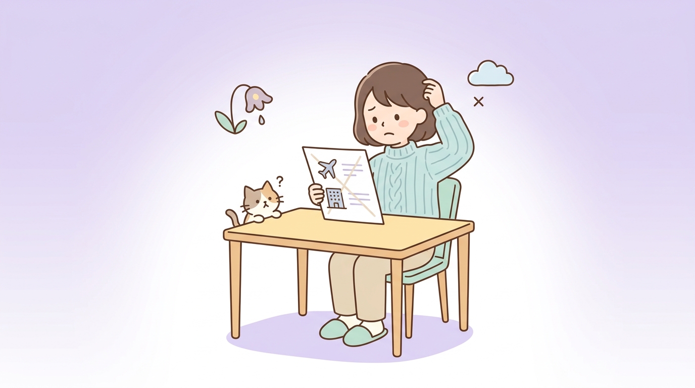 航空券+ホテル予約のデメリット