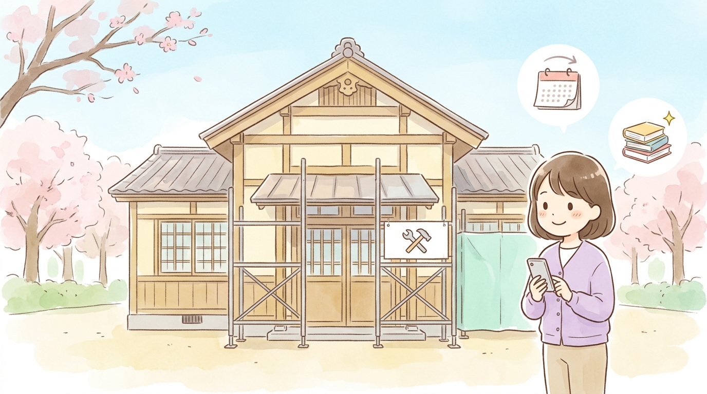 2026年の本館大規模改修と最新情報