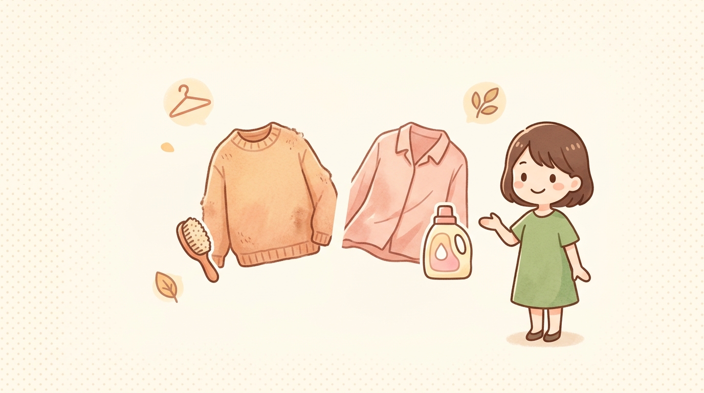 商品の見分け方とお手入れのコツ