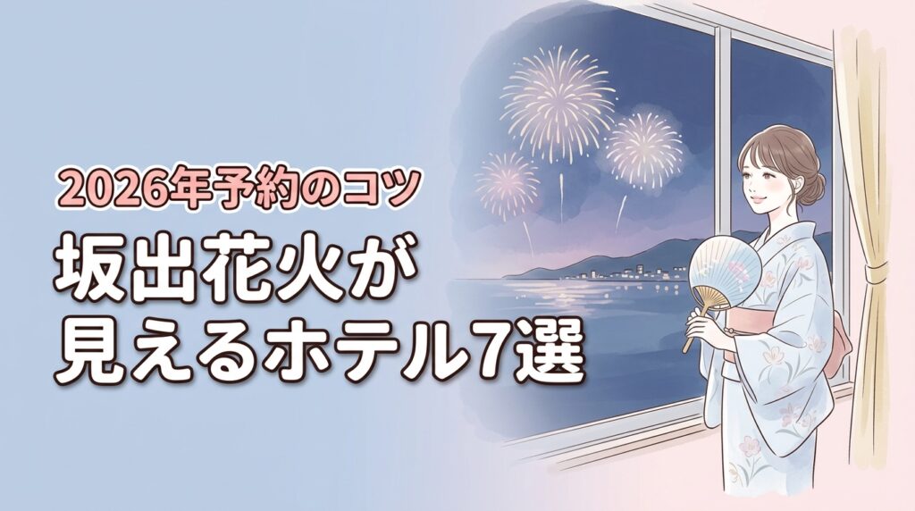 2026年最新！坂出花火が部屋から見えるホテルおすすめ7選と予約のコツ