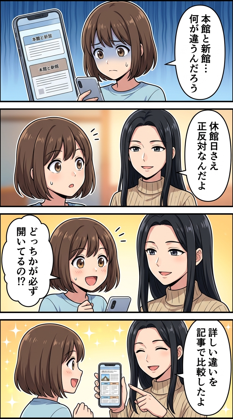 池田温泉 本館 新館 違い