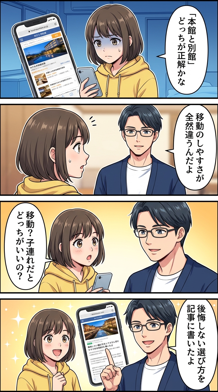 別府清風 本館 別館 違い