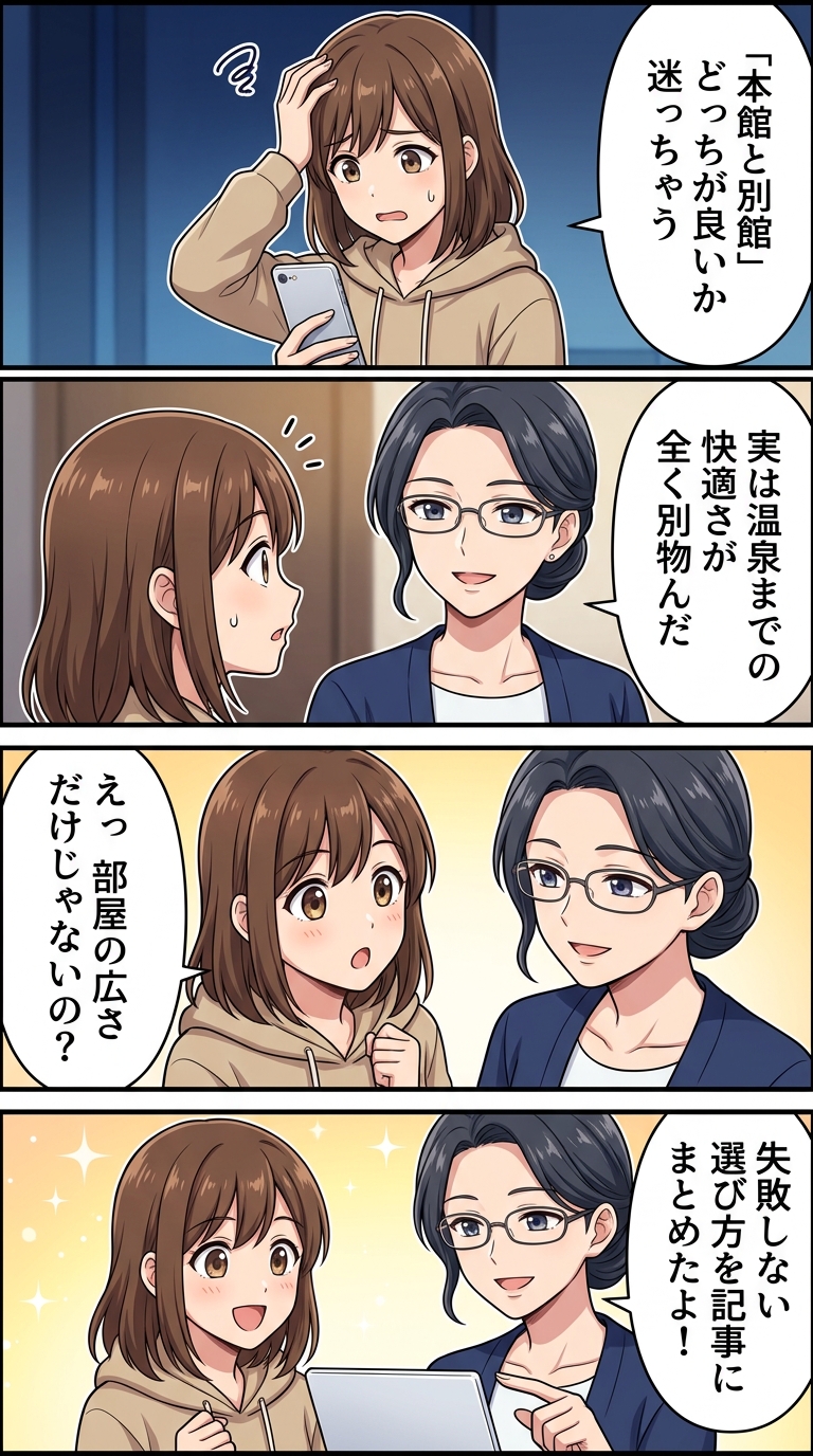 有明荘 本館 別館 違い