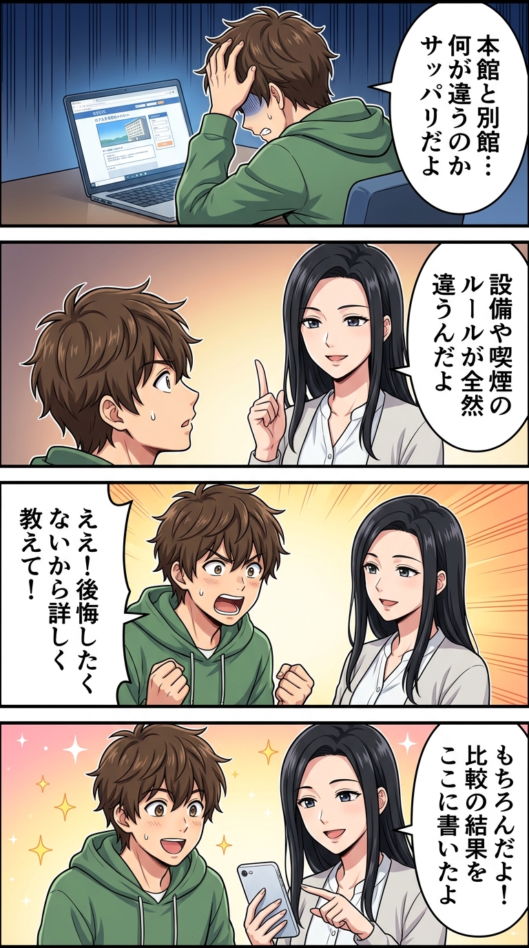 ホテルニュー奄美 本館 別館 違い