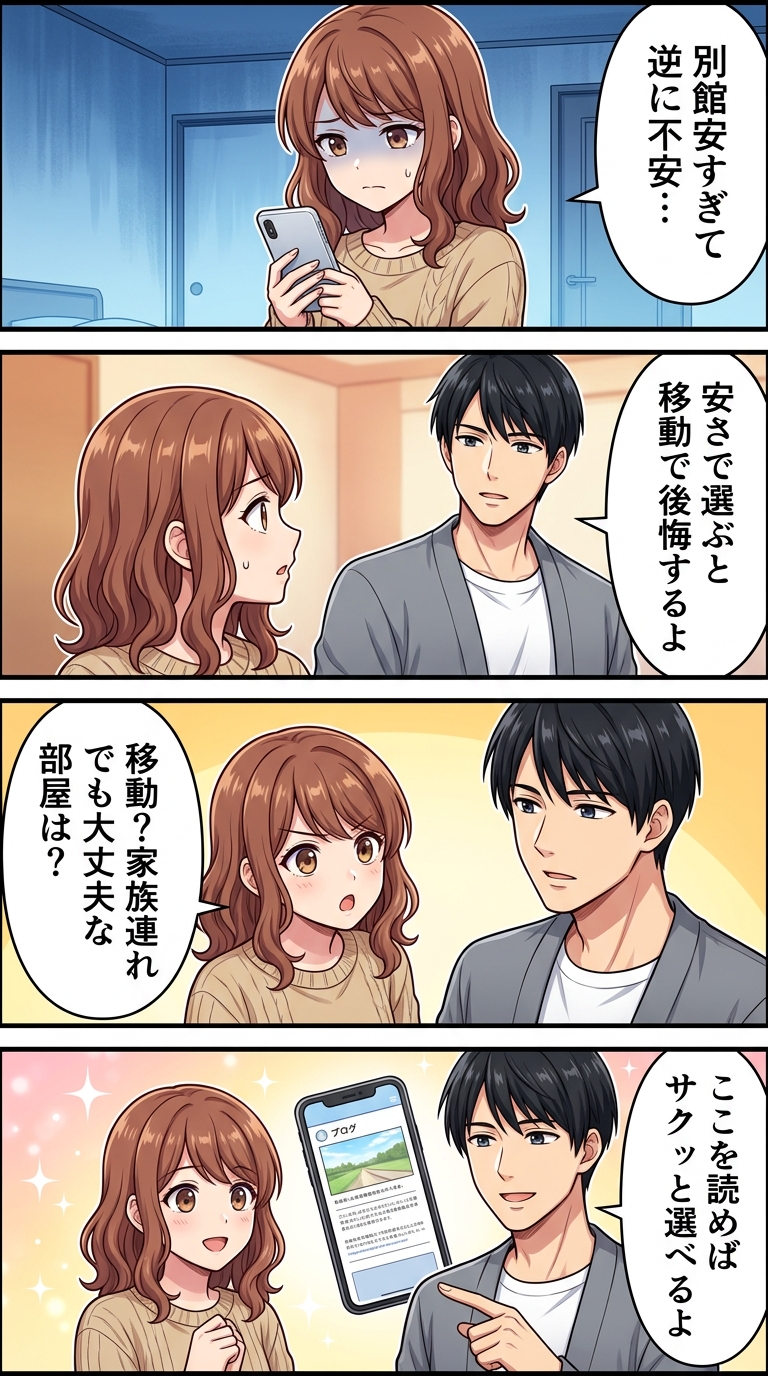 ホテル奥久慈館 本館 別館 違い