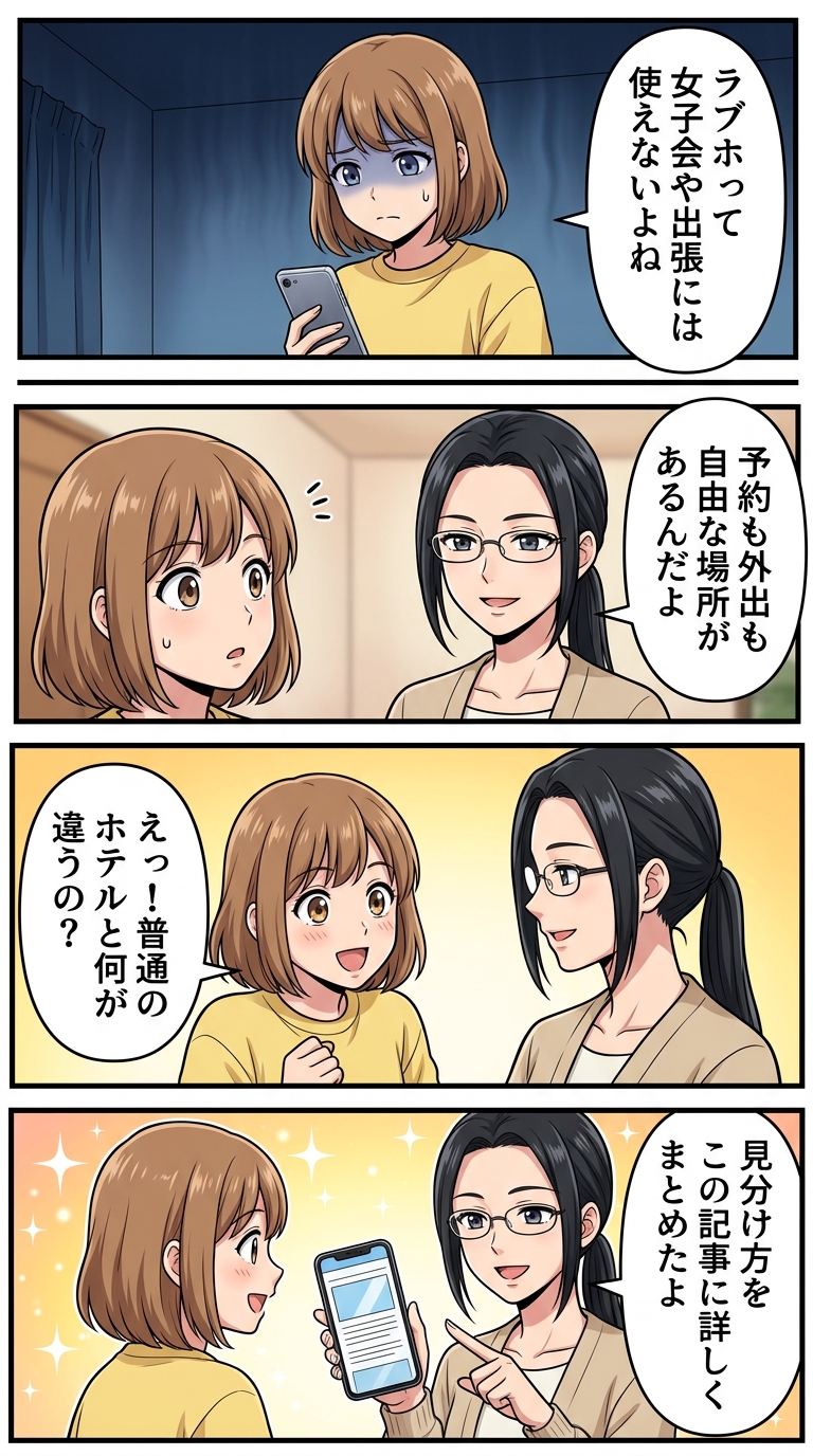 レジャーホテルとラブホの違い