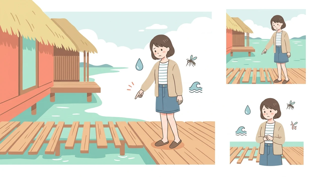 水上ヴィラで注意すべきデメリット3つ