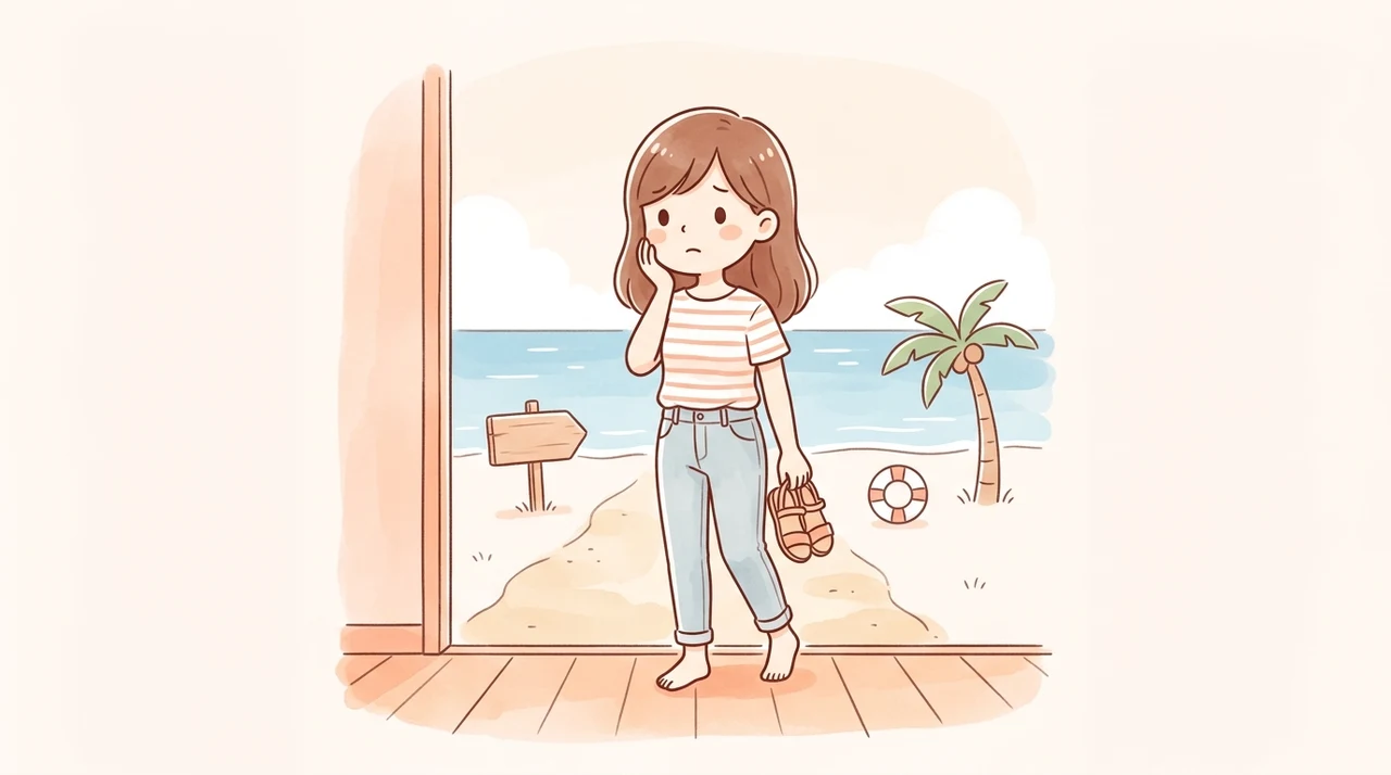 部屋から海へ出る際の注意点とデメリット3つ