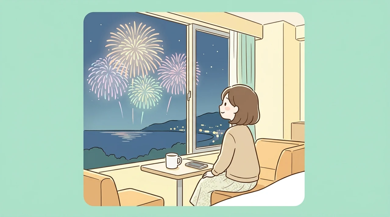 ホテルの部屋から熱海花火を鑑賞するメリット5つ