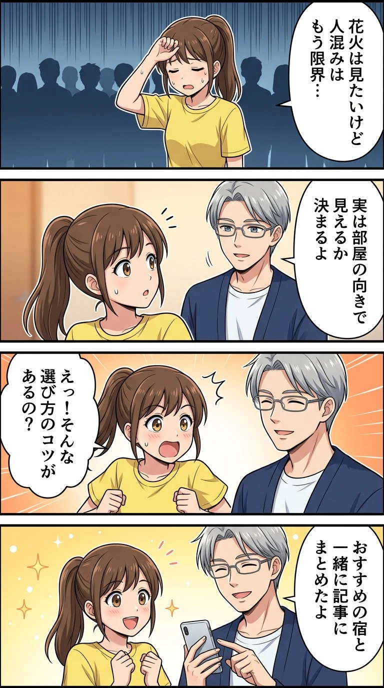 仙台七夕花火 見える ホテル