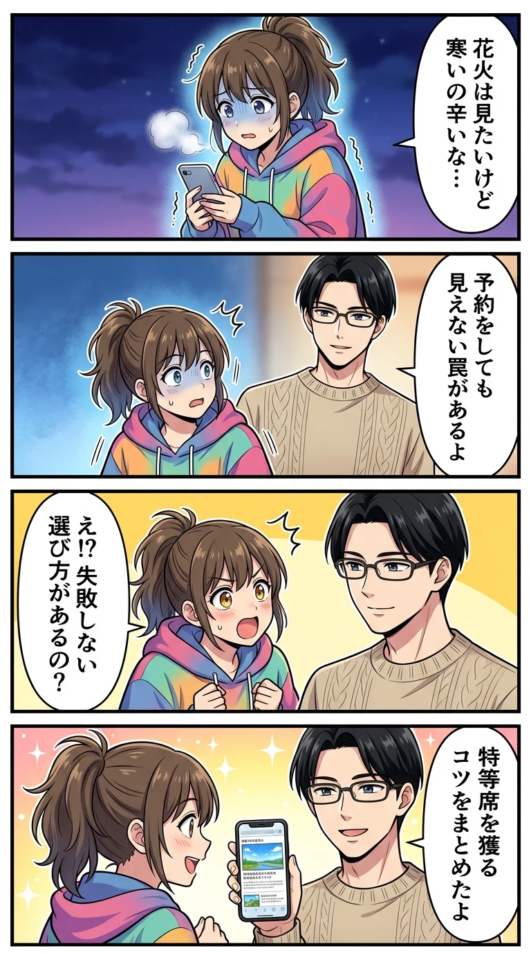 えびす講 花火 見えるホテル