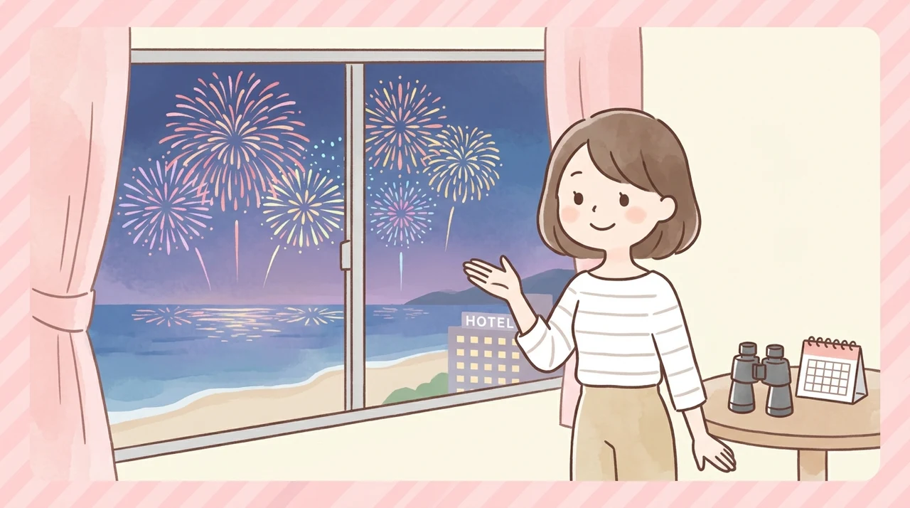 海洋博の花火が見えるホテル選びの重要ポイント