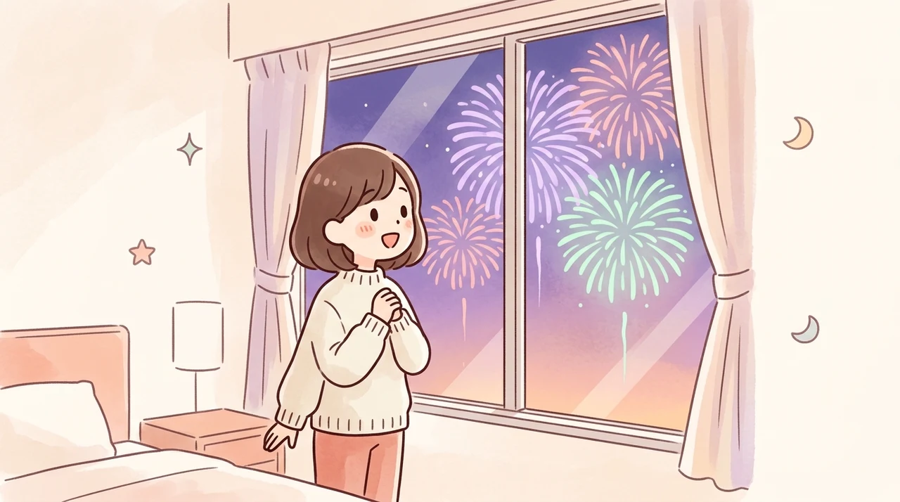 ホテルから花火を鑑賞する5つのメリット