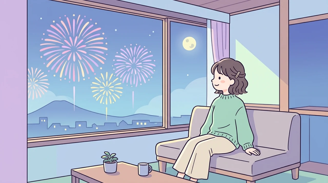 客室から花火を見るメリット5つ