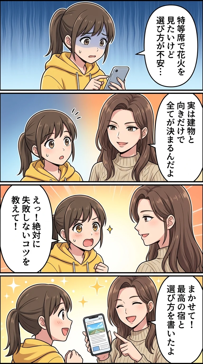 ハウステンボス 花火 見える ホテル