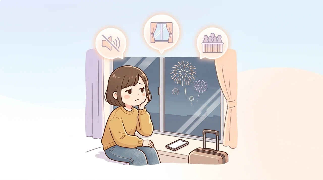 ホテルで花火を鑑賞するデメリット3つ