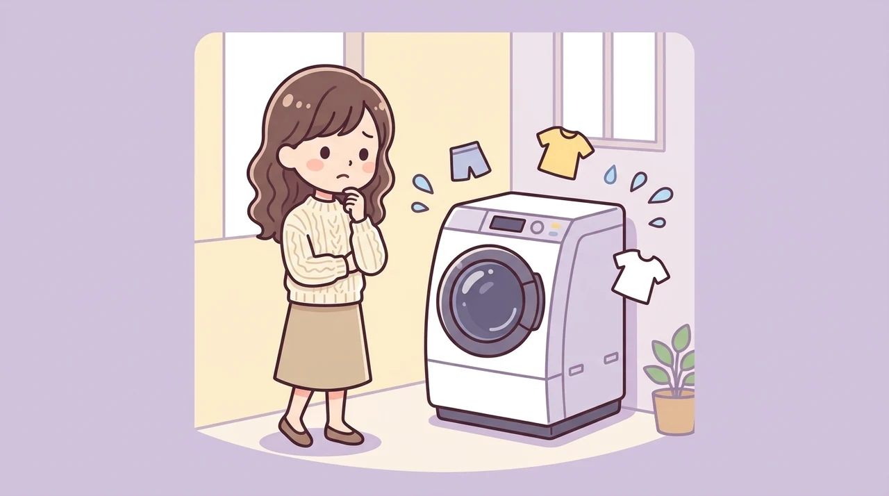 客室内の洗濯機を利用するデメリット3つ