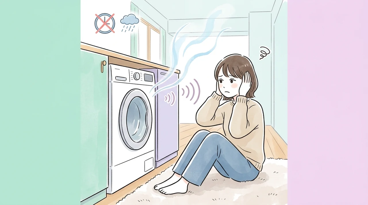 客室内に洗濯機がある場合のデメリット3つ